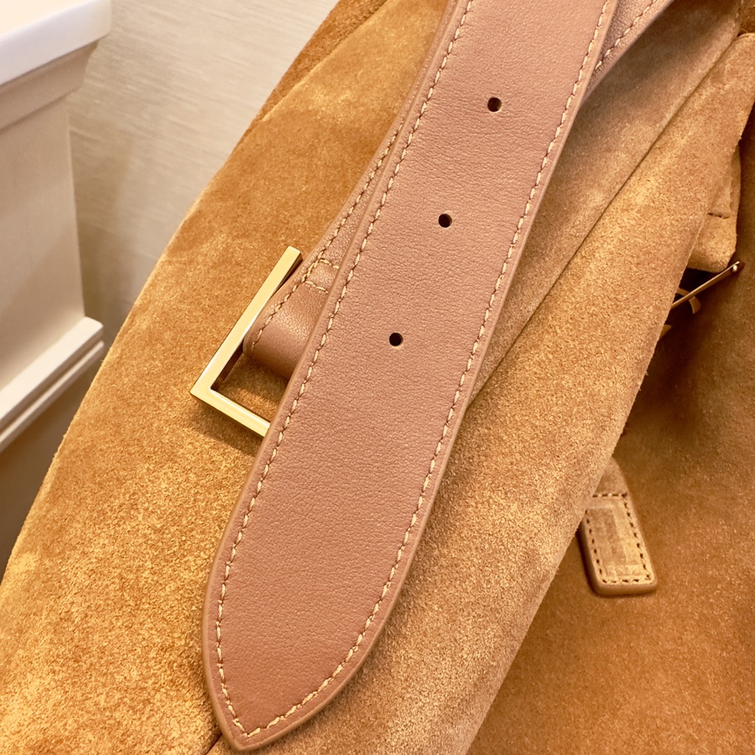 Saint Laurent Large Suede Hobo Underarm Bag