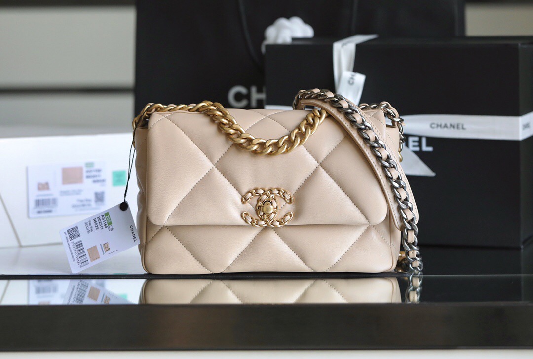 Chanel Beige 19 Bag