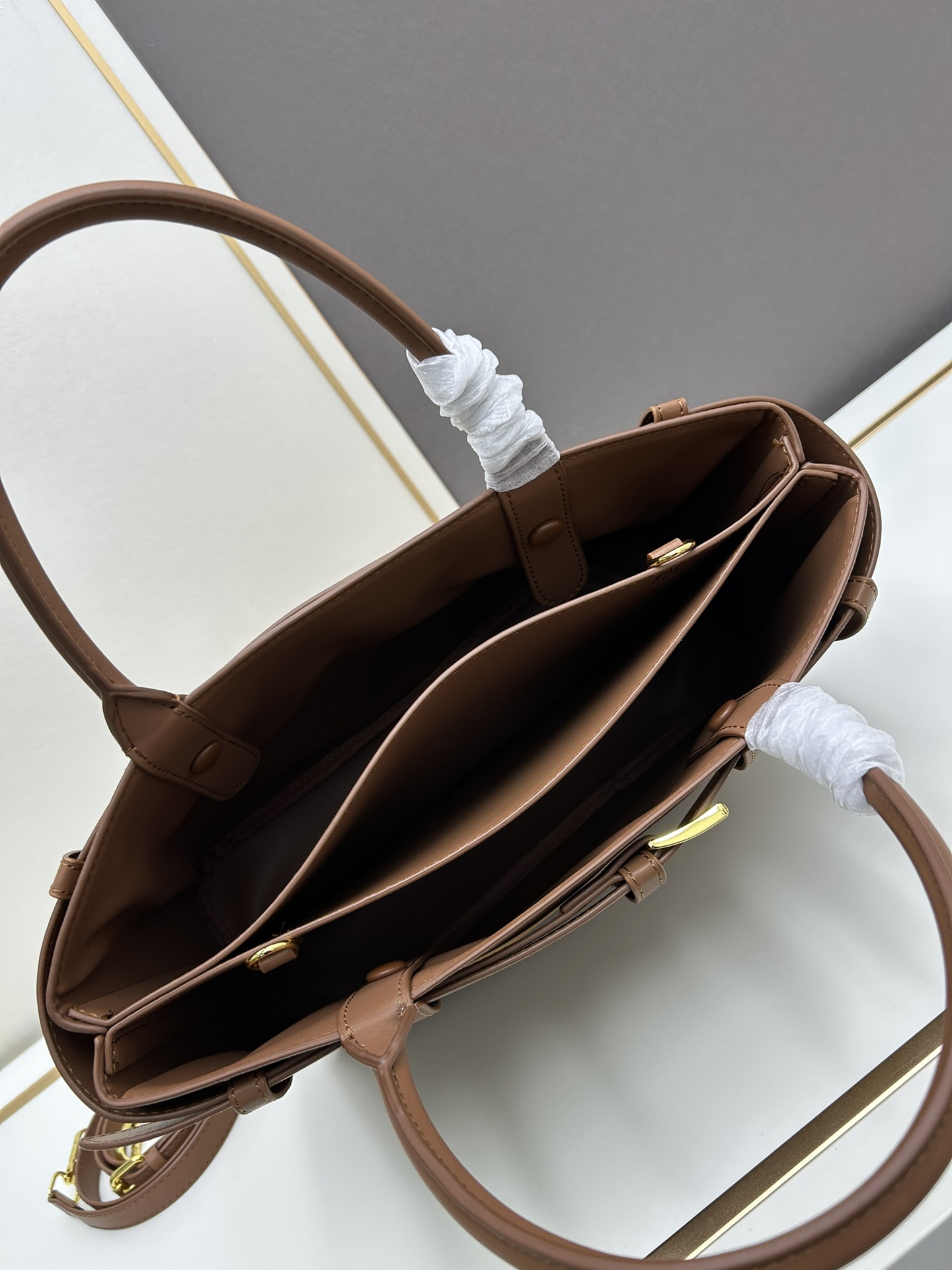 Prada DoubleBag Medium Suede Handbag