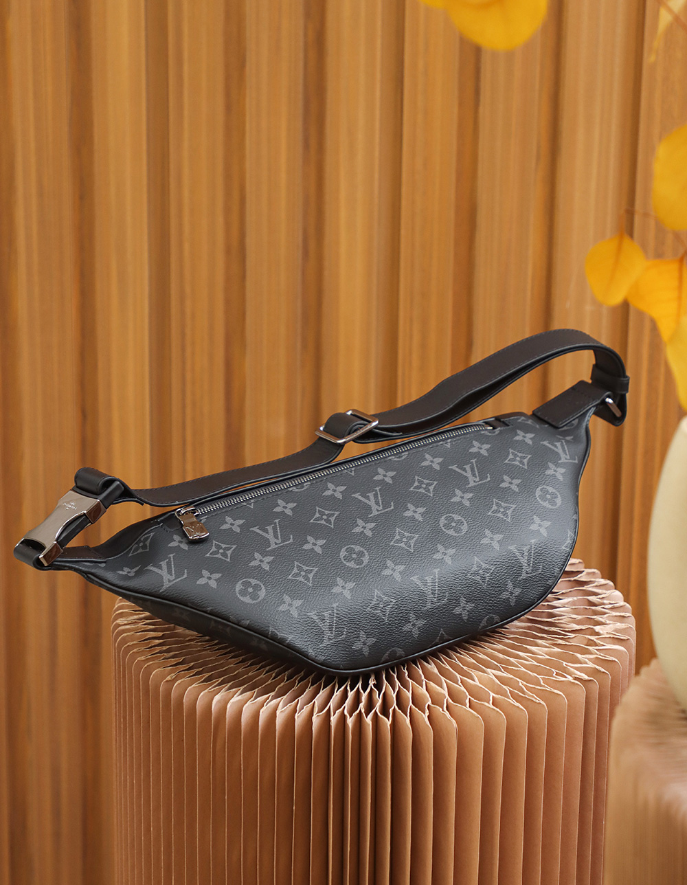LV Black Monogram Waist Bag