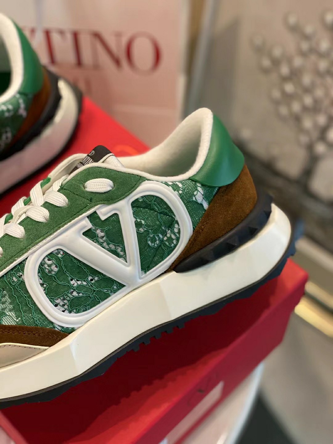 Valentino Classic Leather Sneakers