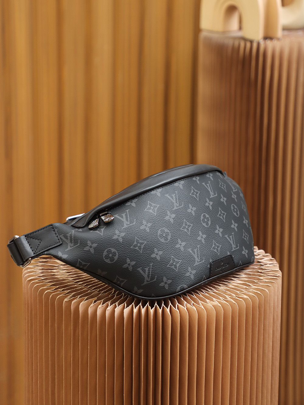 LV Black Monogram Waist Bag