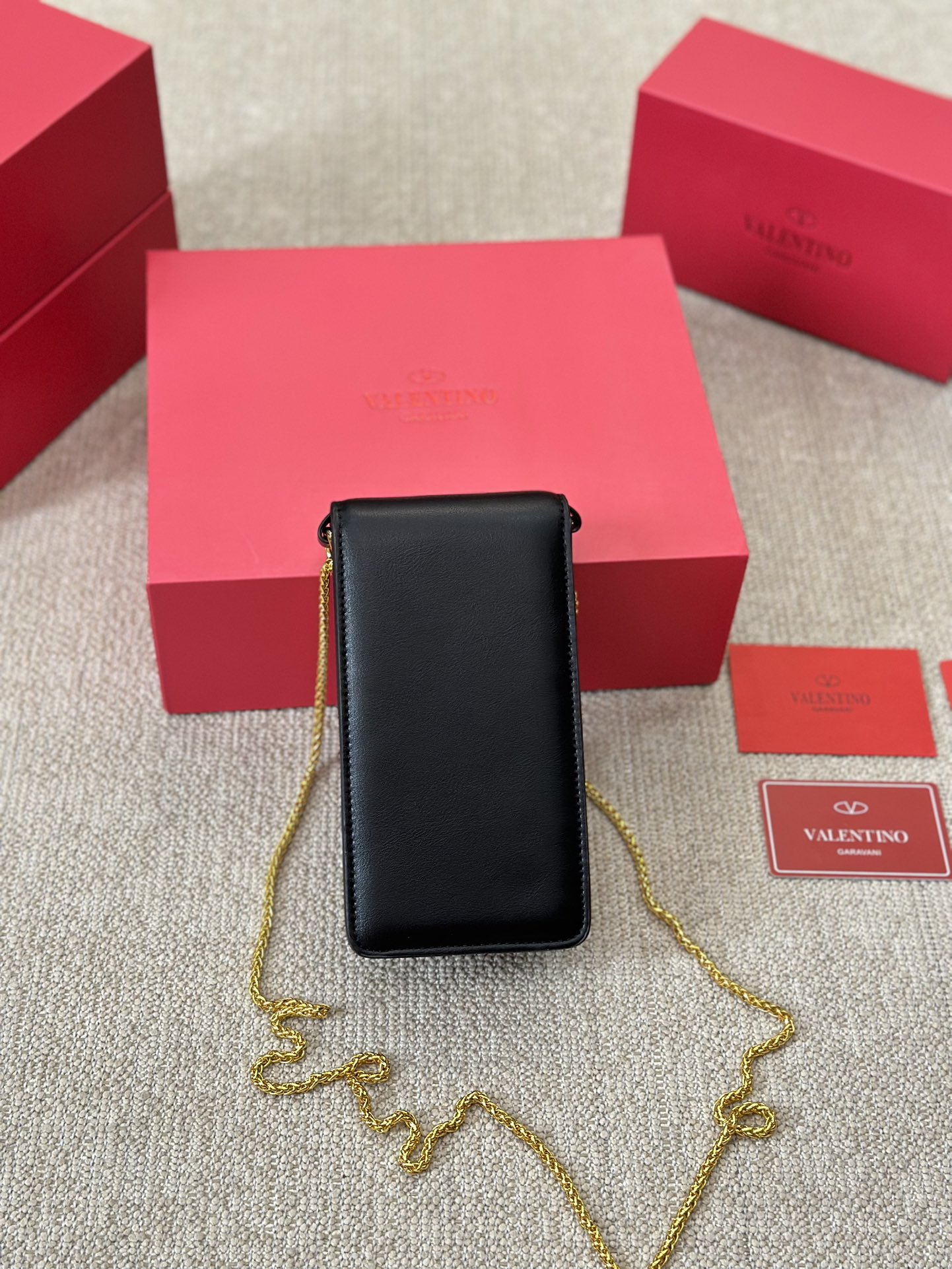 Valentino Calfskin Chain Bag