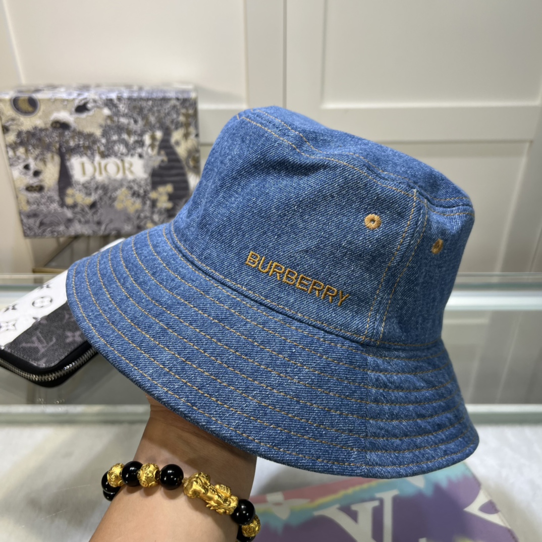 Burberry Denim Fisherman Hat