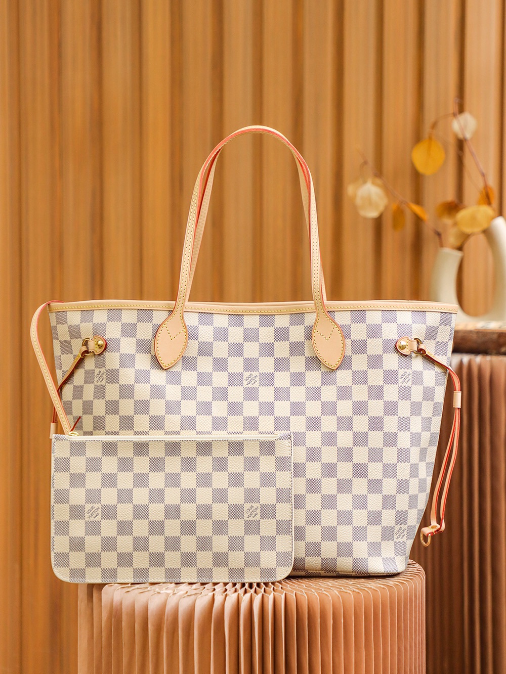 Louis Vuitton Versatile Leather Tote Bag