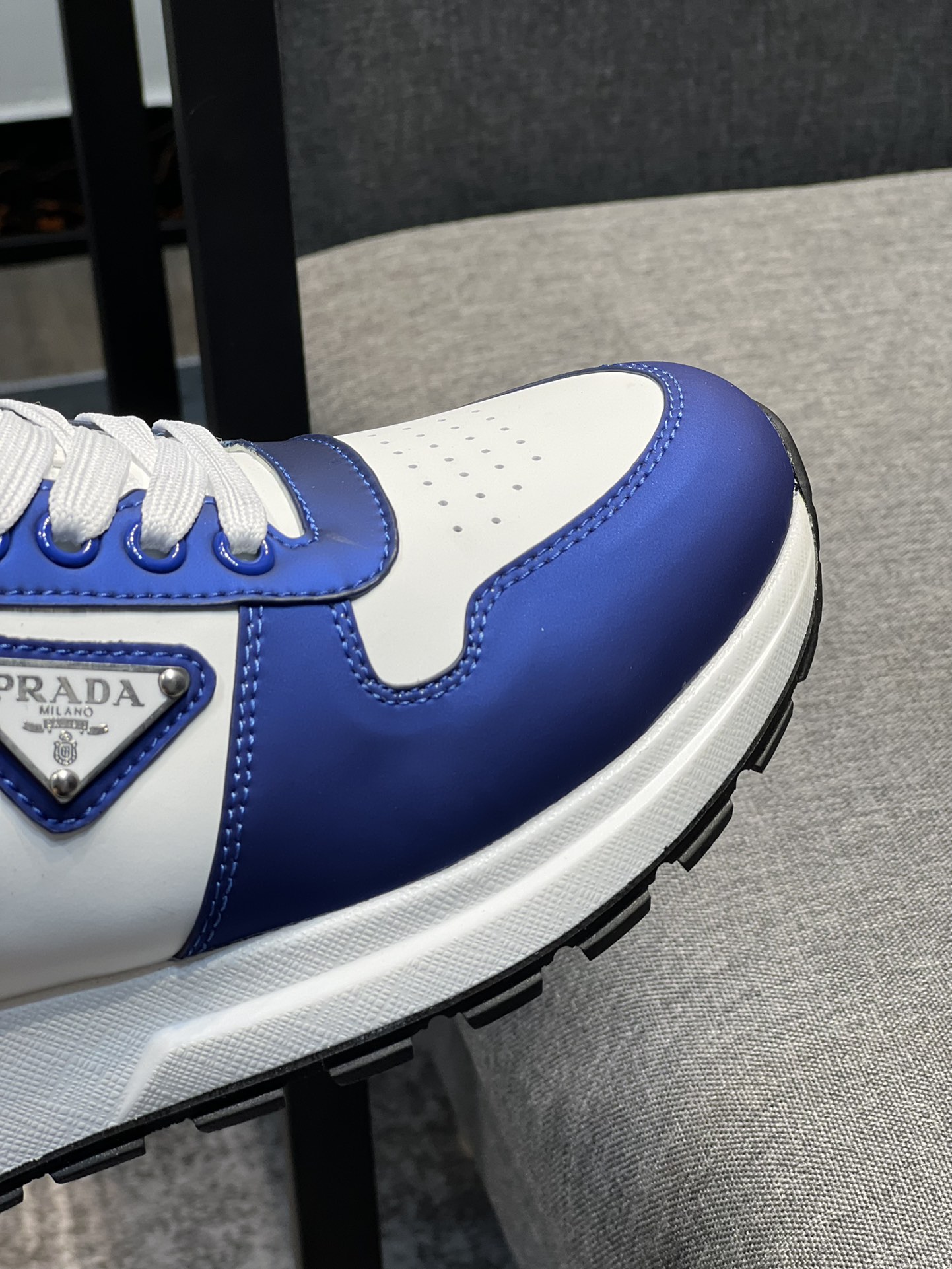 Prada Leather Minimalist Sneakers