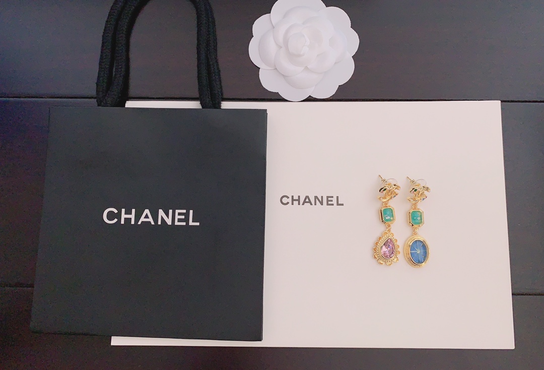 Chanel Metal Earrings