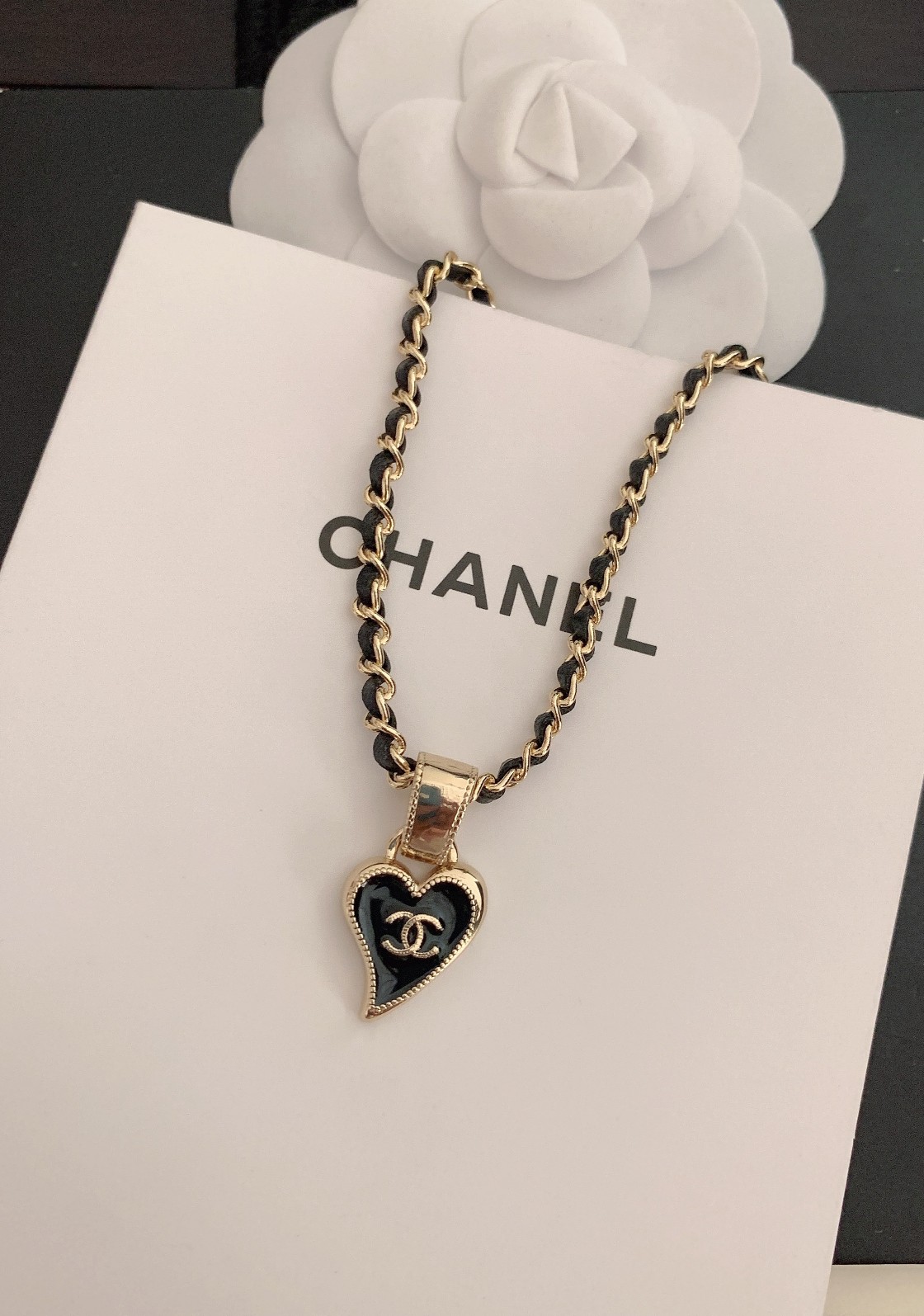 Chanel Heart-Shaped Necklace