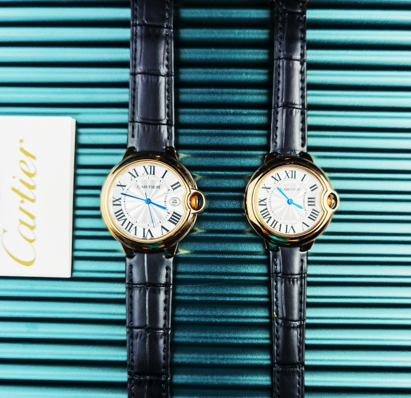 Cartier Prestigious Golden Unisex Quartz Watch