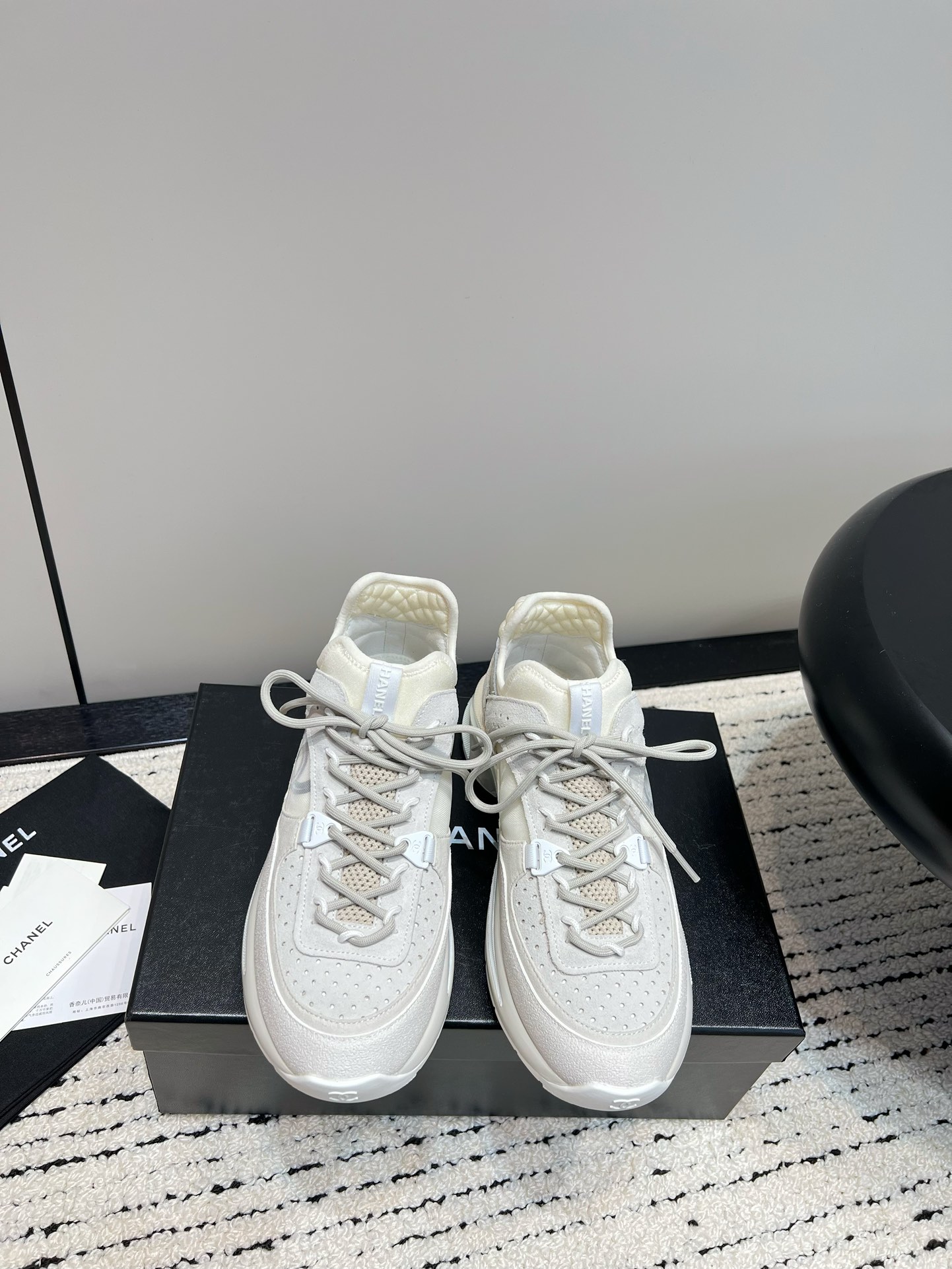 Chanel Versatile Suede Sneakers