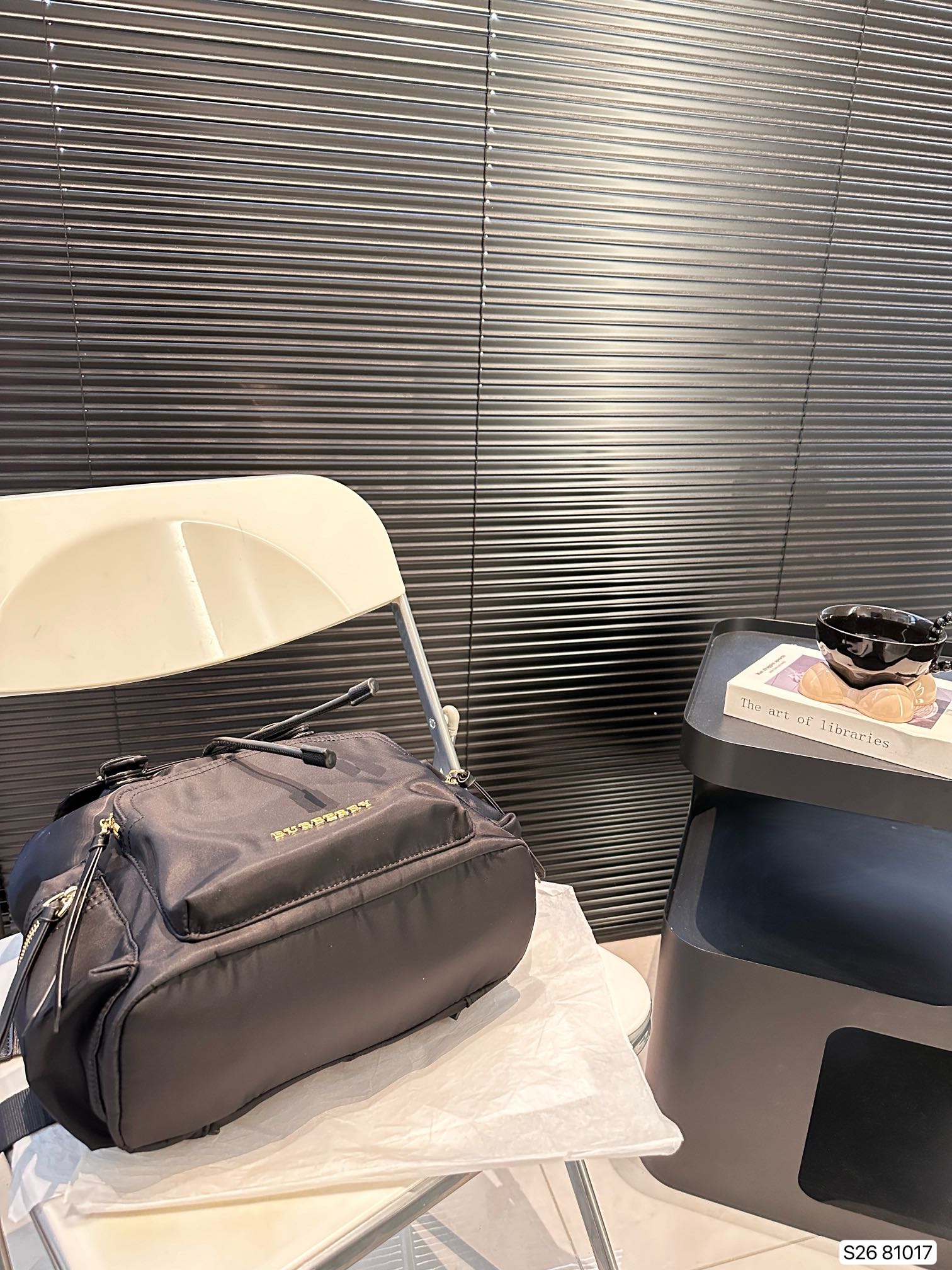 Burberry Flap-Over Backpack