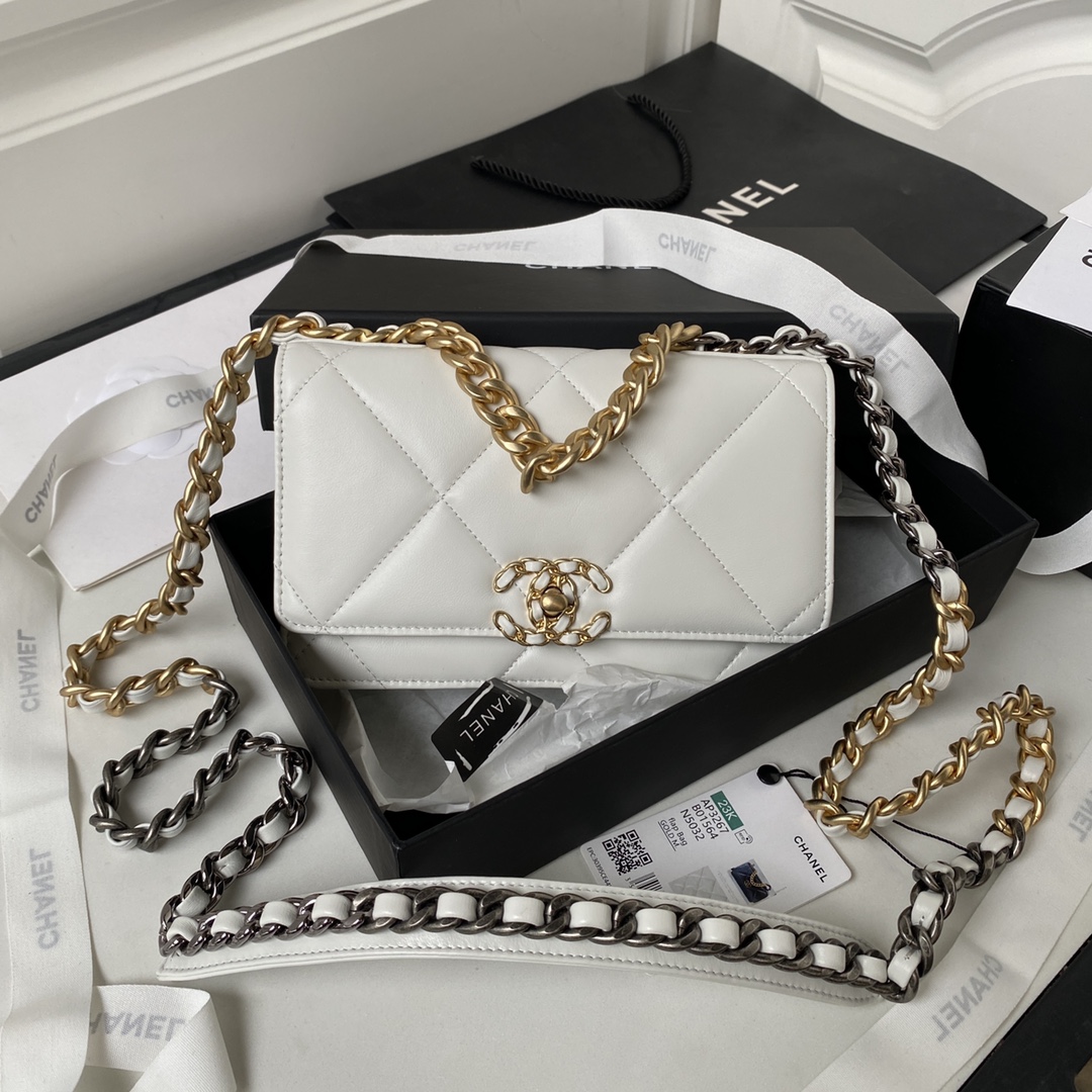Chanel Lambskin Chevron Bag