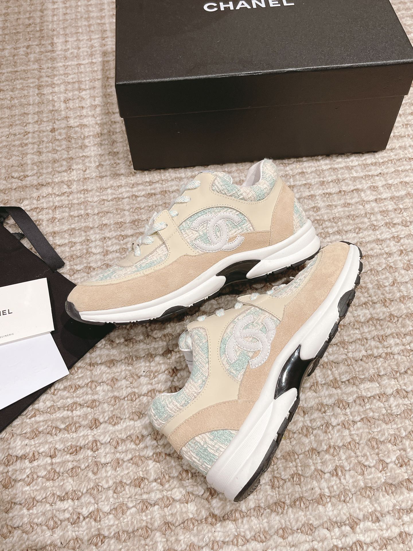 Chanel Knit Collection Sneakers