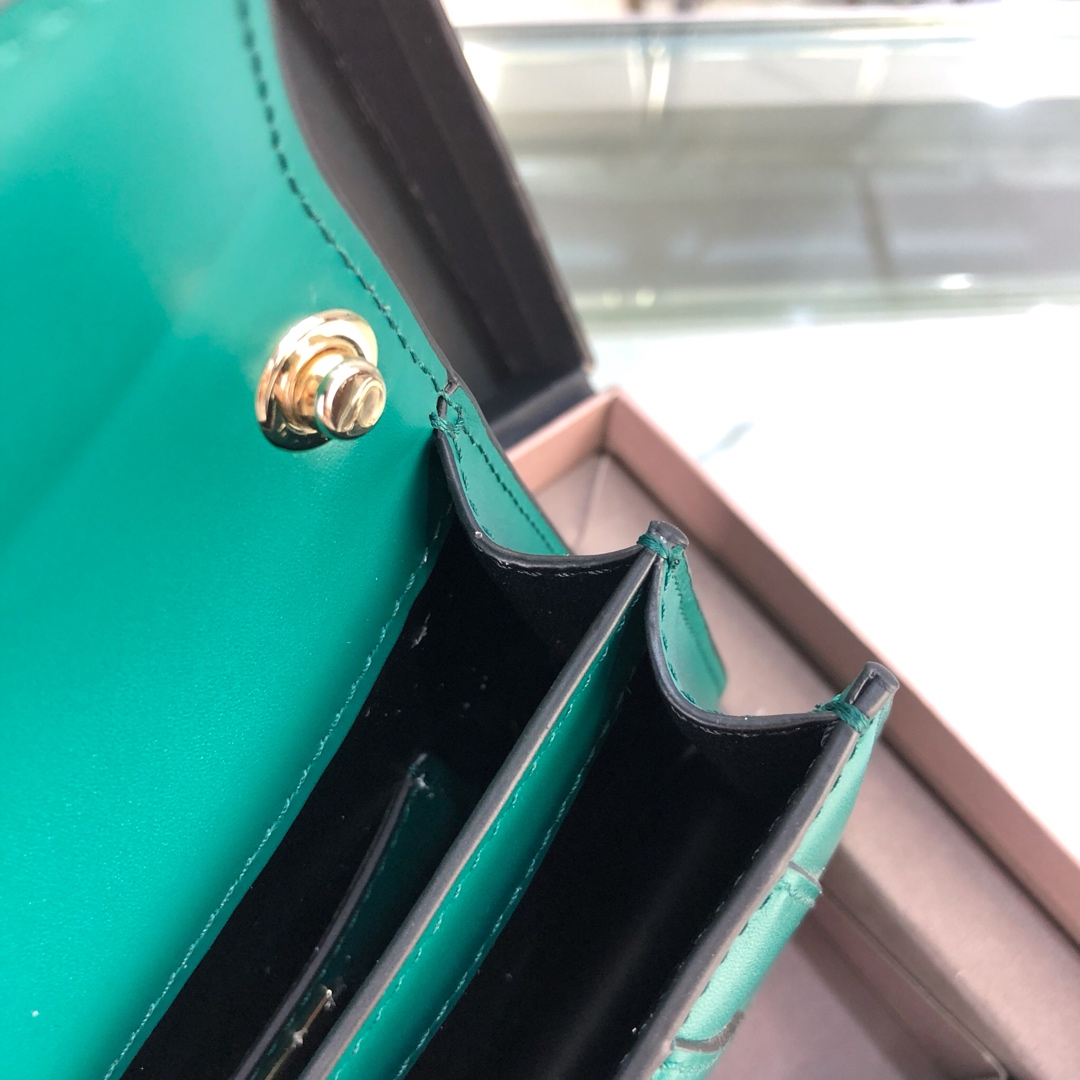 Bulgari Serpenti Forever Calfskin Leather Chain Bag