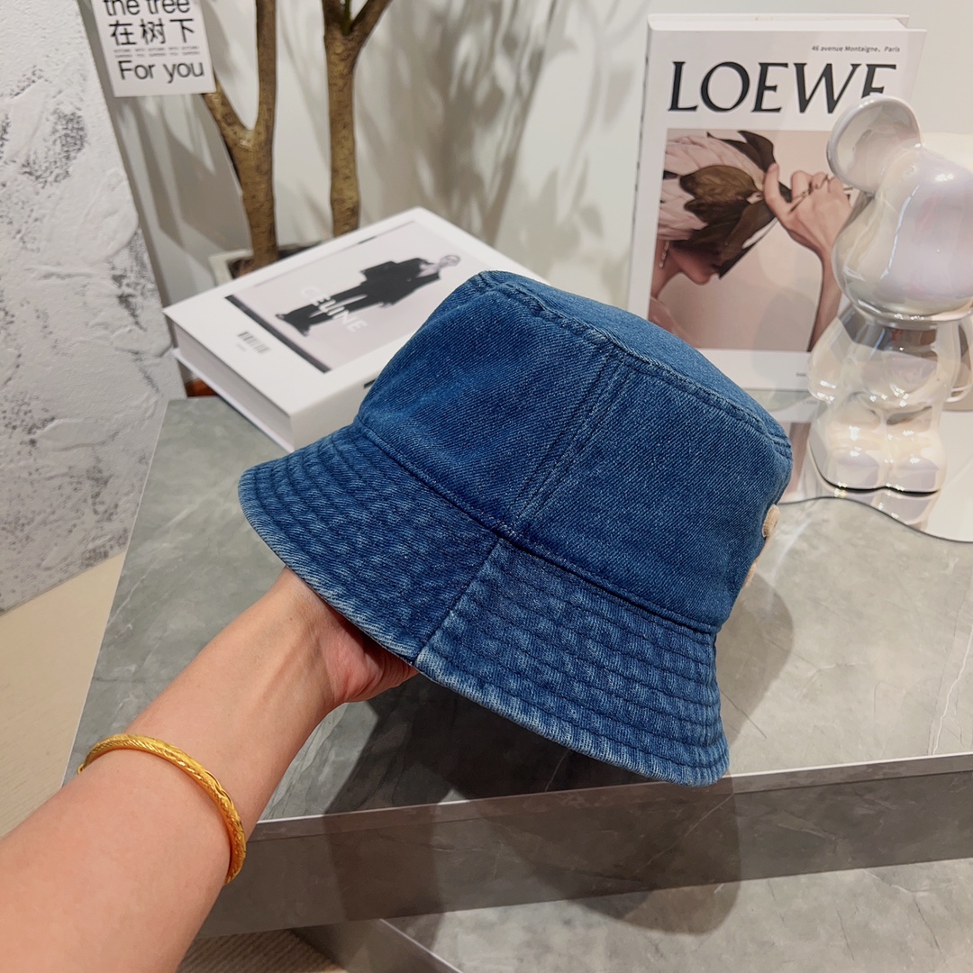 CELINE Denim Fisherman Hat