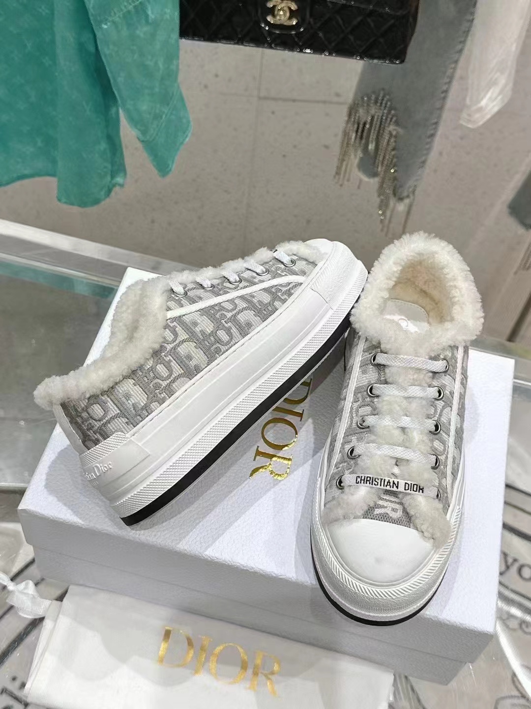 Dior Wool Sneakers