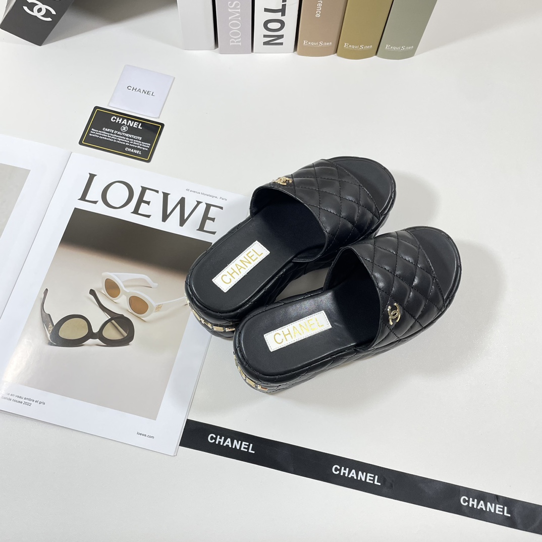 Chanel Ultra-Soft Lambskin Slippers