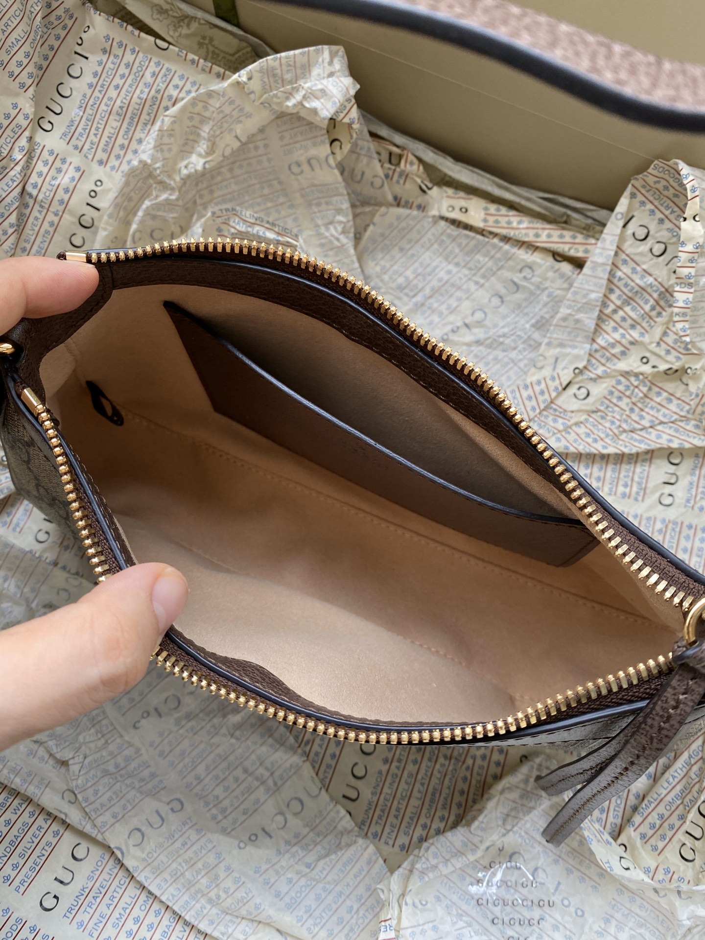 Gucci Classic Monogram Underarm Bag