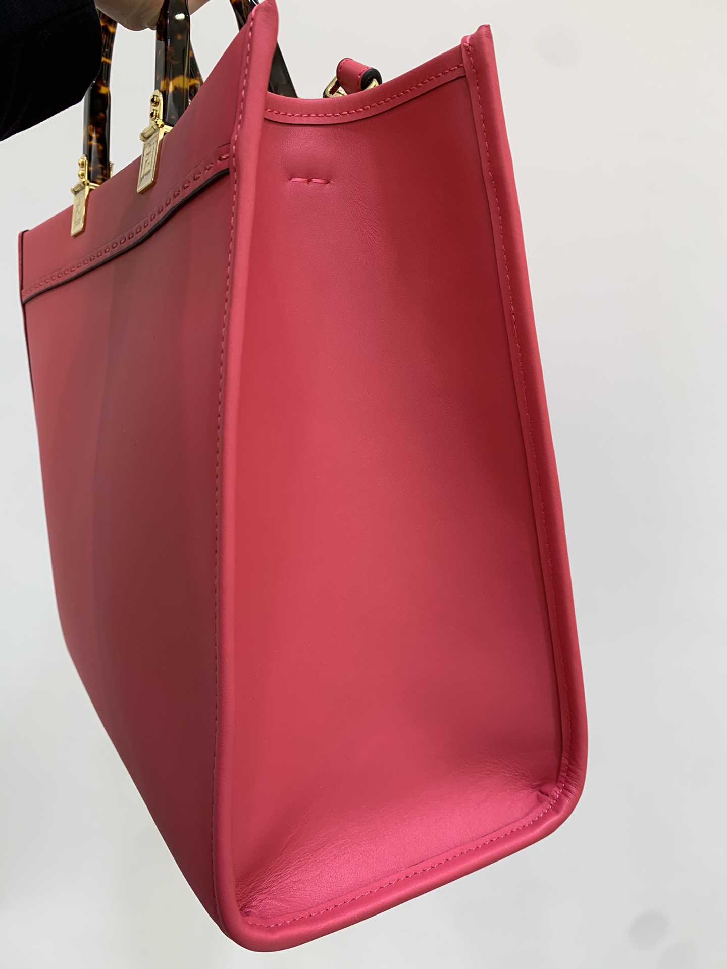 Fendi Soft Tweed Handbag Tote Bag