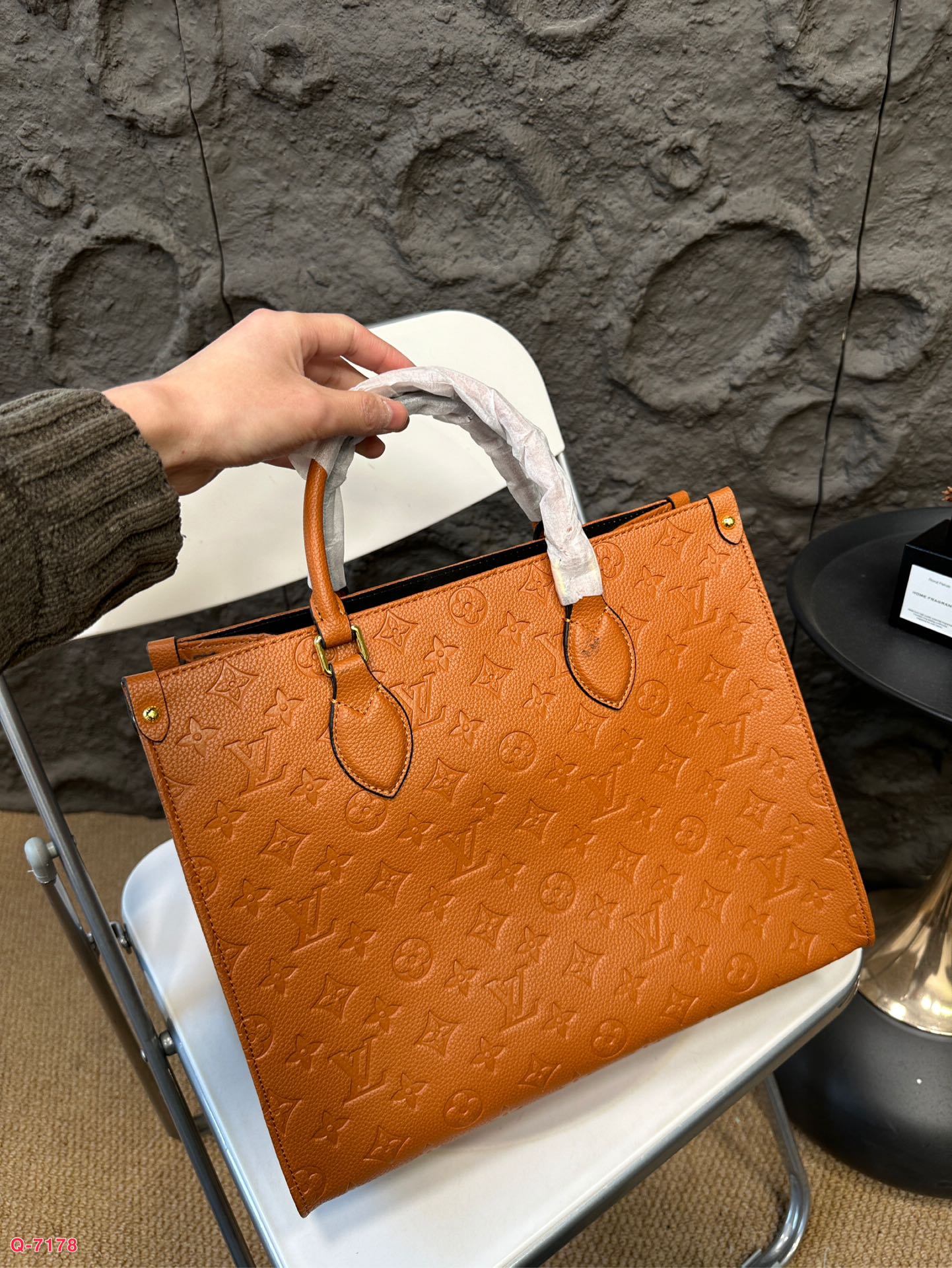 LV Calfskin Tote Handbag