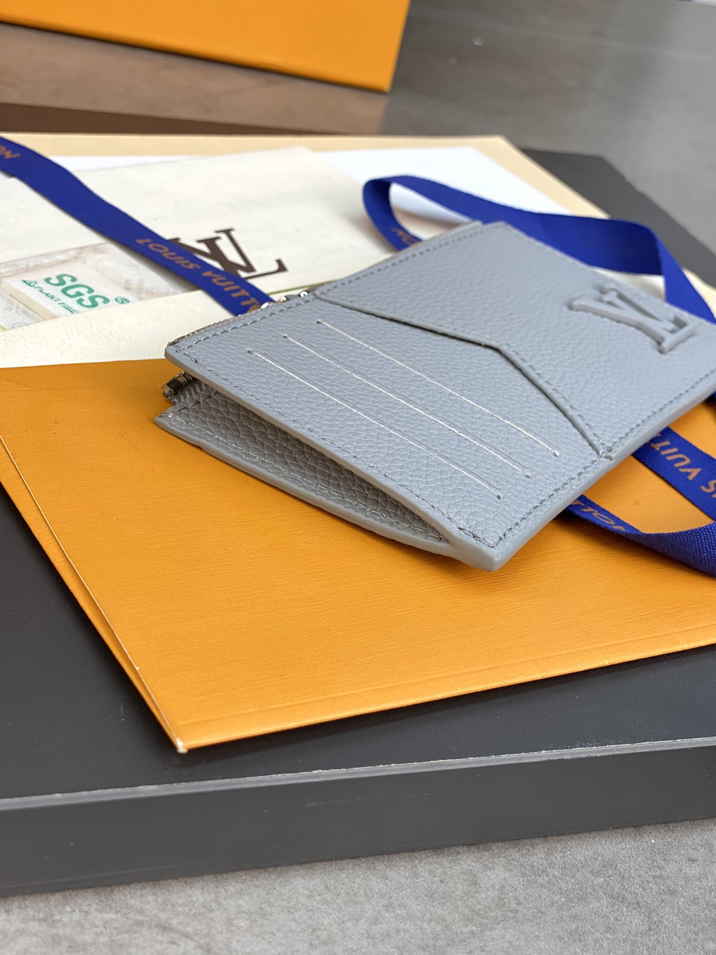 LV Leather Clutch Wallet