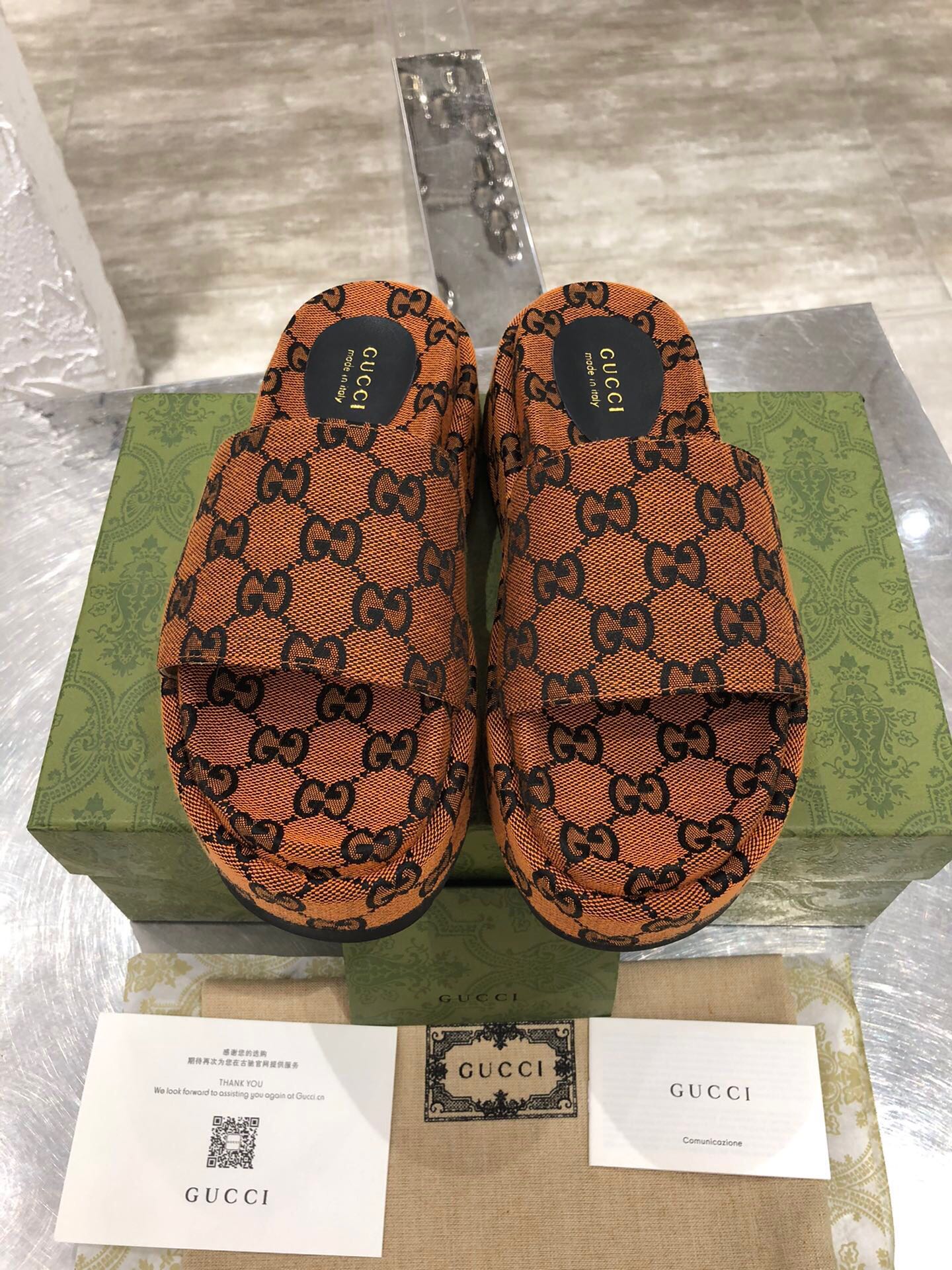 Gucci Platform Slippers