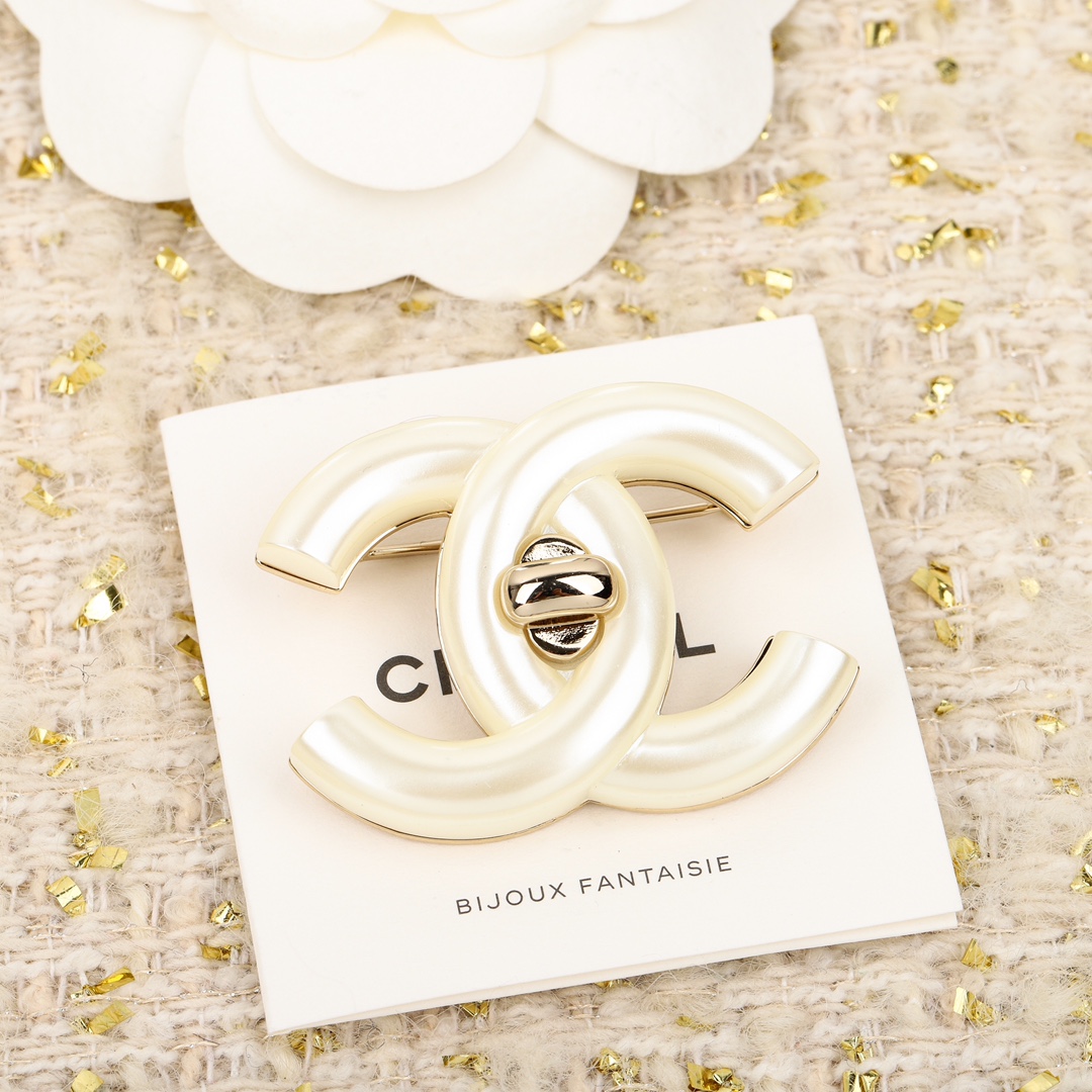 Chanel Resin Brooch