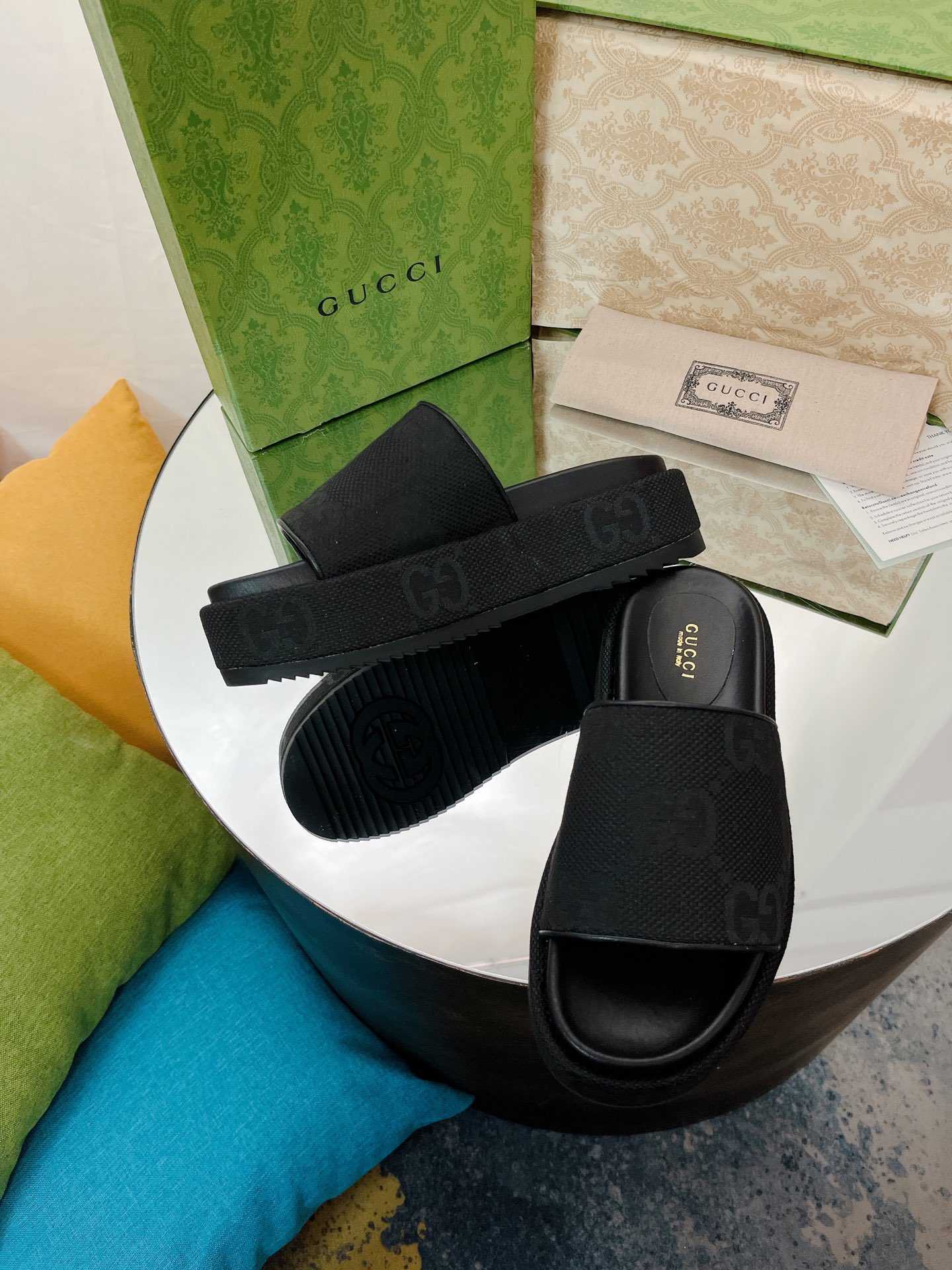 Gucci Thick-Soled Slippers
