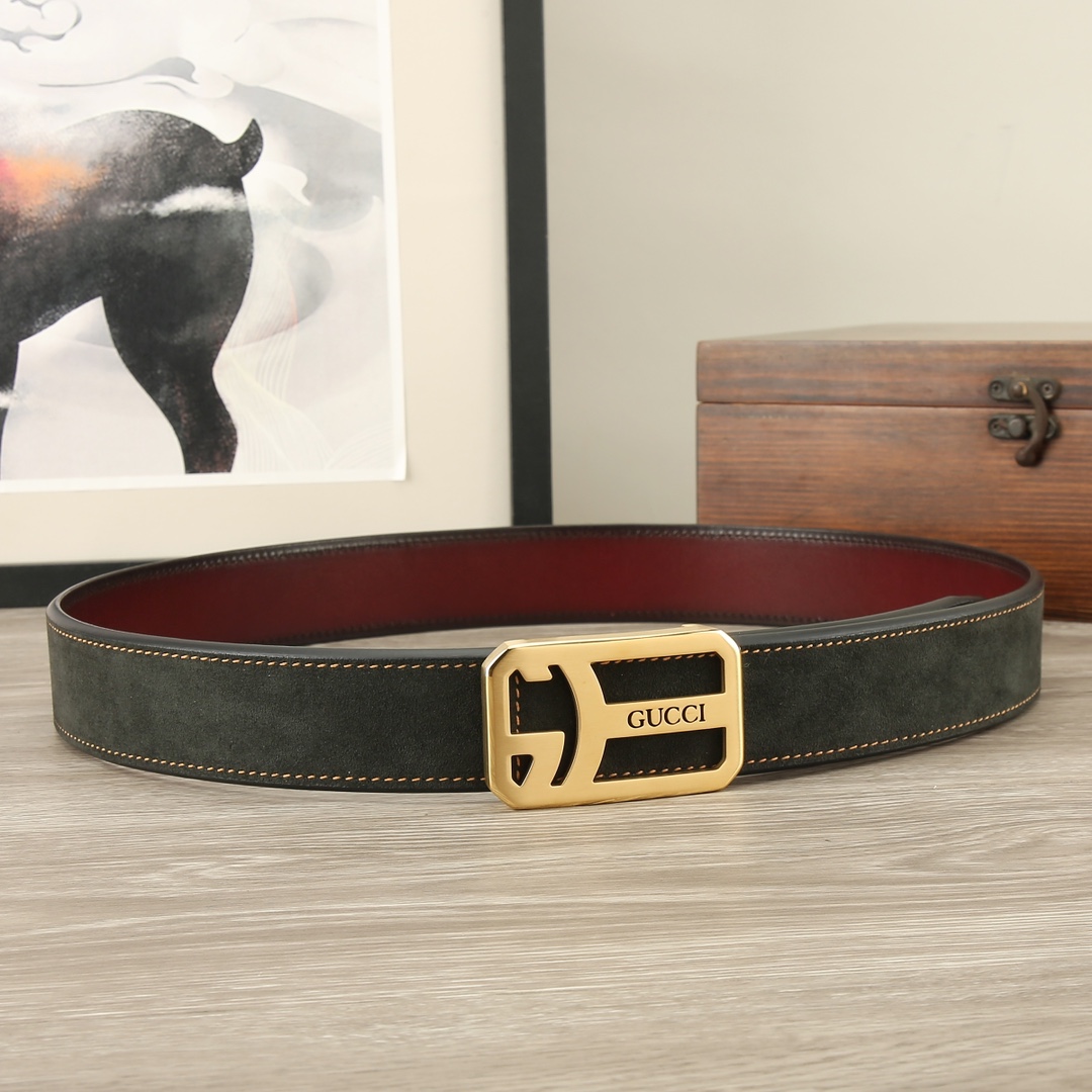 GUCCI  Leather Luxury Belt