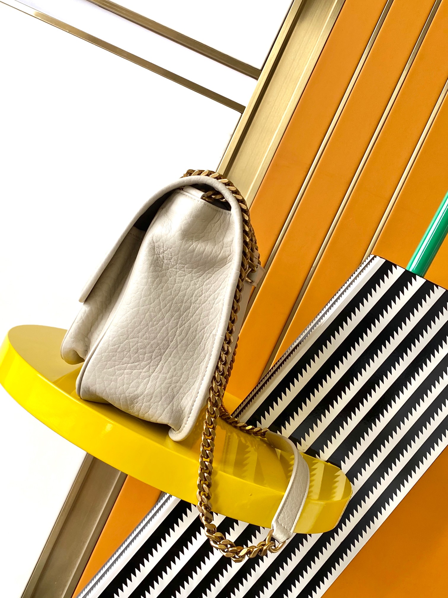 Saint Laurent NIKai Medium Flip Clutch with LE CASSANDRE Metal Accents