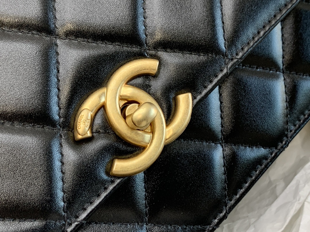 Chanel Calfskin Small Golden Sphere Bag