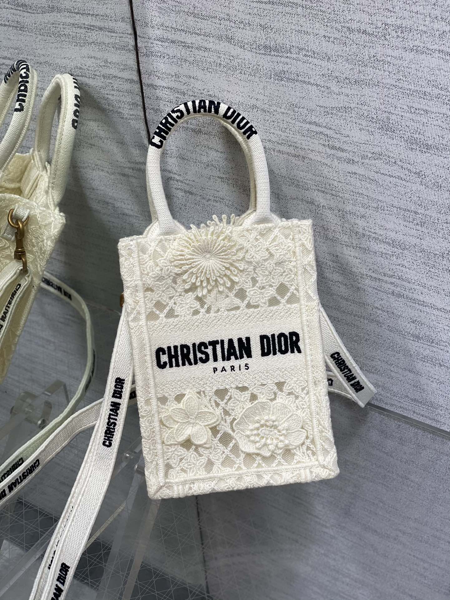 Christian Dior Square Shape Handheld & Crossbody Bag
