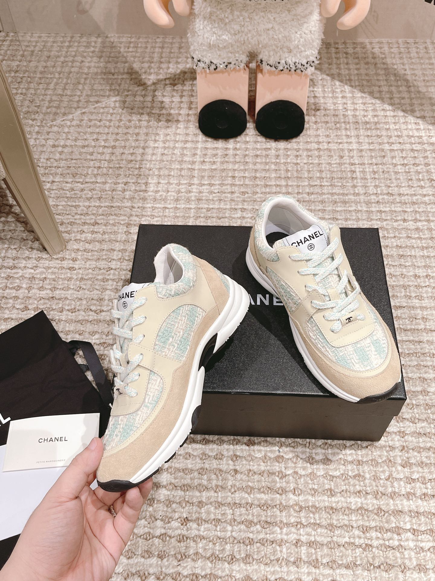 Chanel Knit Collection Sneakers