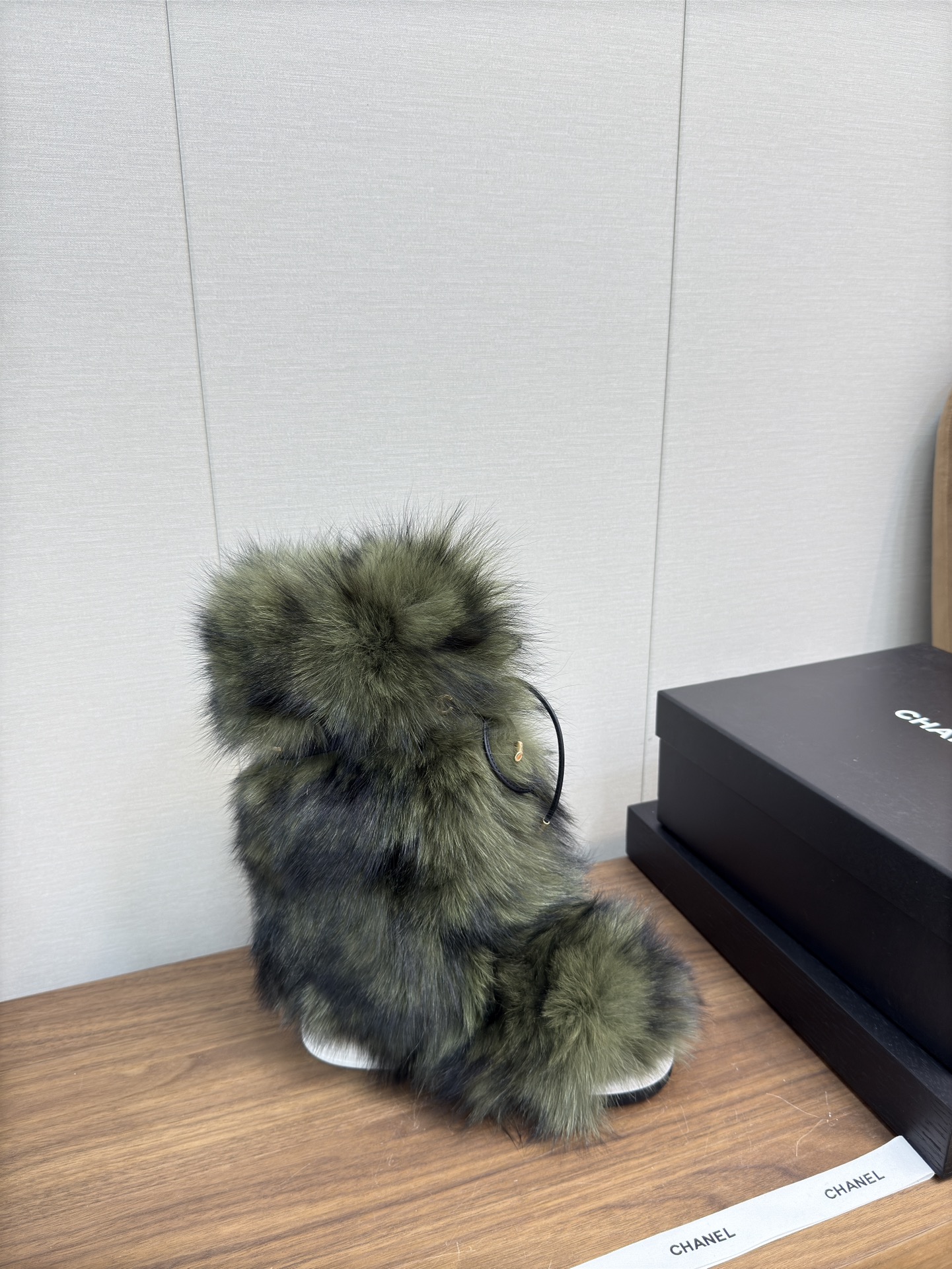 Chanel Furry Boots