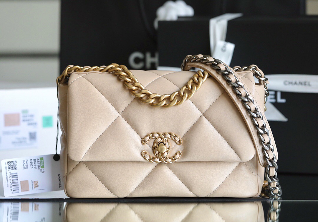 Chanel Beige 19 Bag