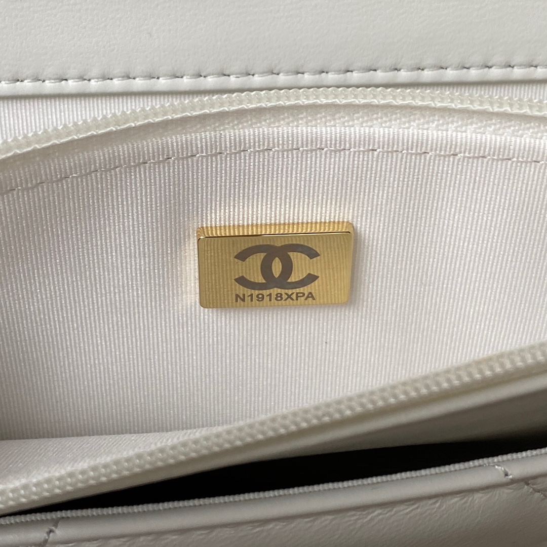 Chanel Lambskin Chevron Bag