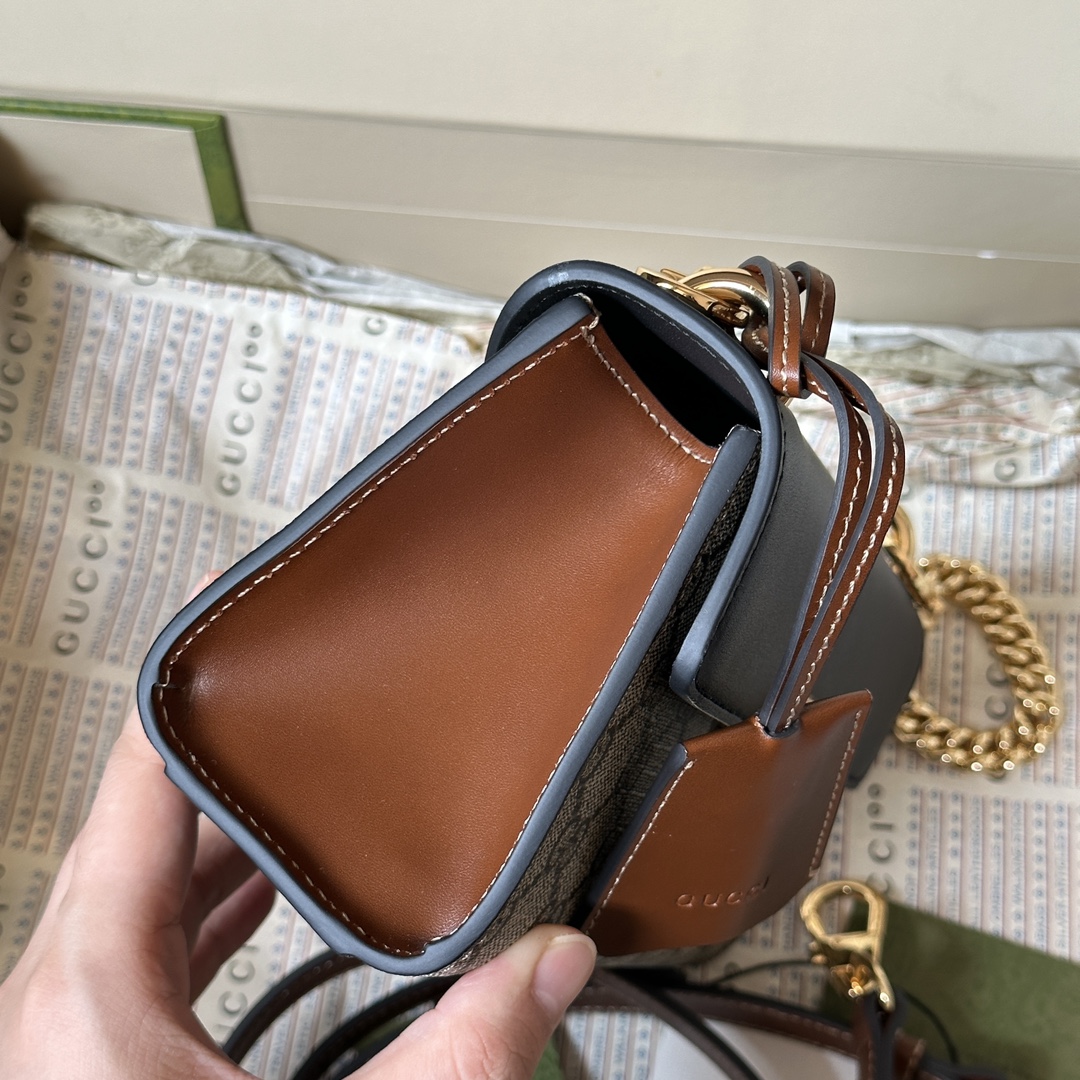 Gucci Monogram Chain Bag