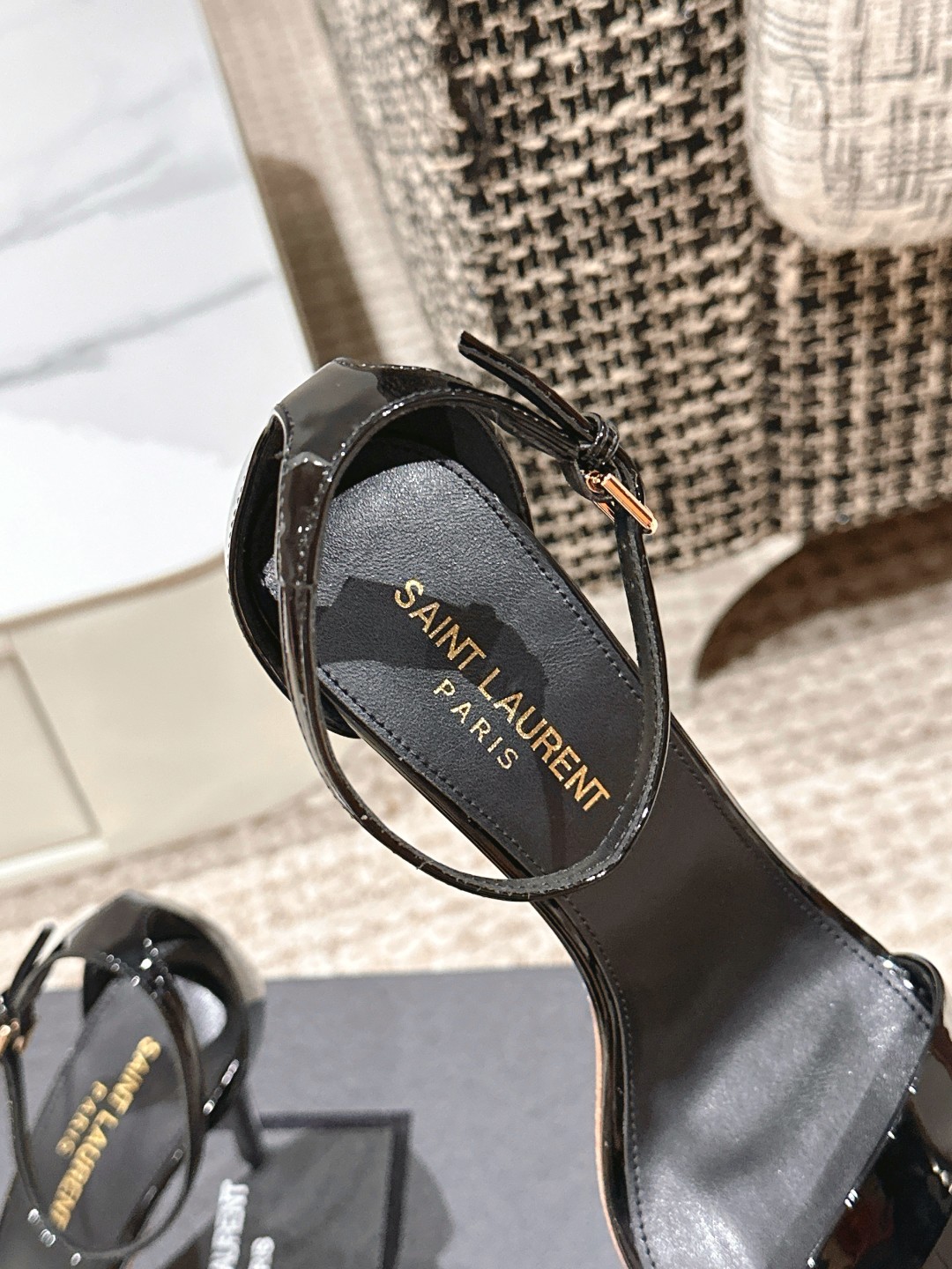 Saint Laurent Peekaboo High Heels