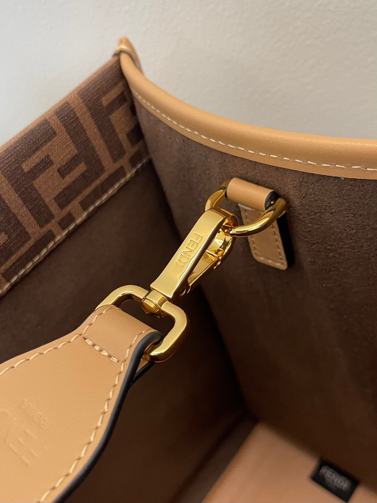 FENDI Monogram Tote Handbag