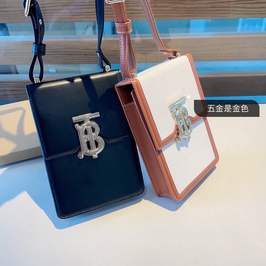 Burberry Leather Mini Crossbody Bag