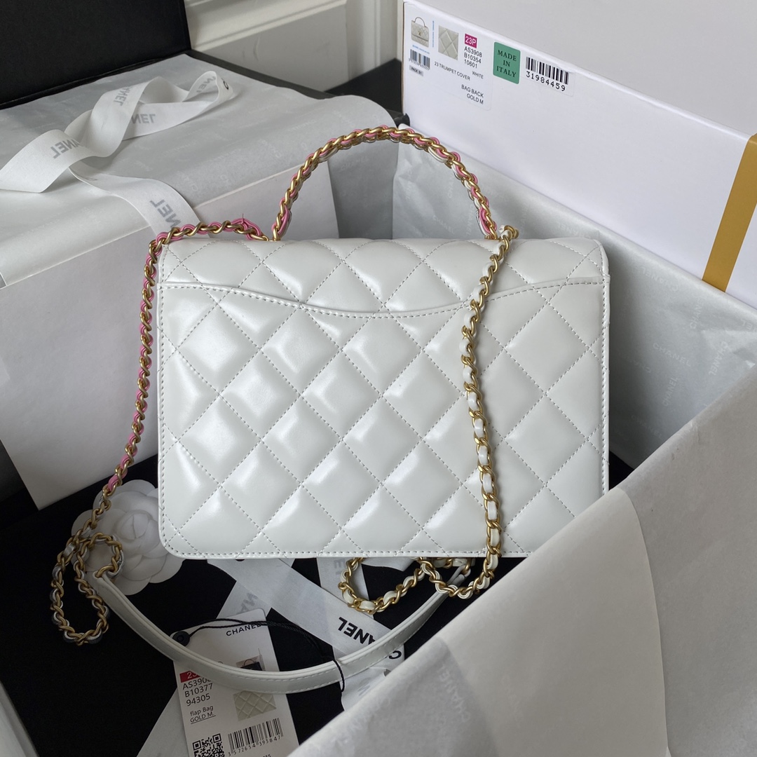 Chanel Elegant Lambskin Crossbody Bag