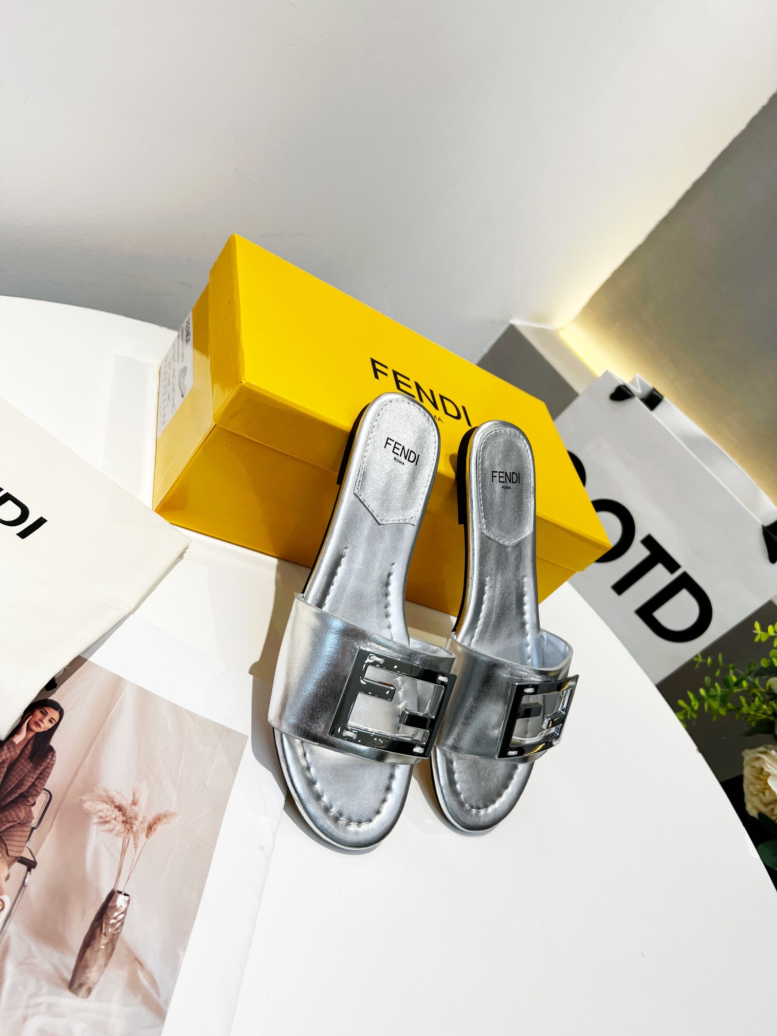 Fendi Novel Slippers