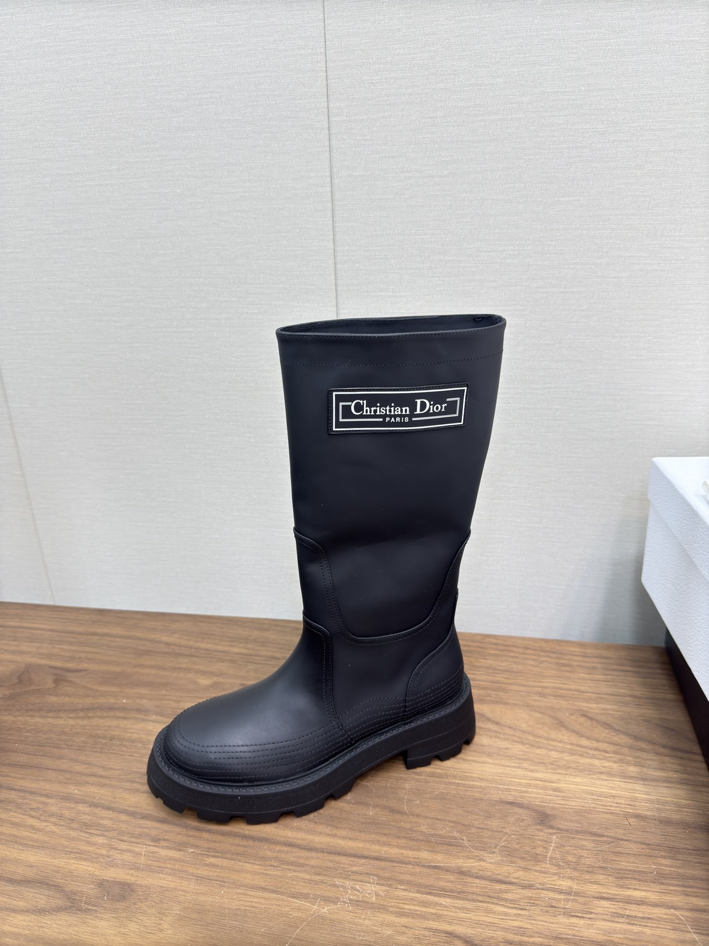 Dior Leather Rider Boots