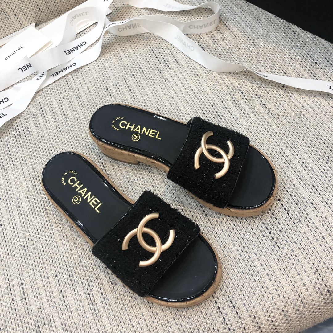 Chanel Original big brand luxury goods 1:1 high-end quality top qualityChanel clogs