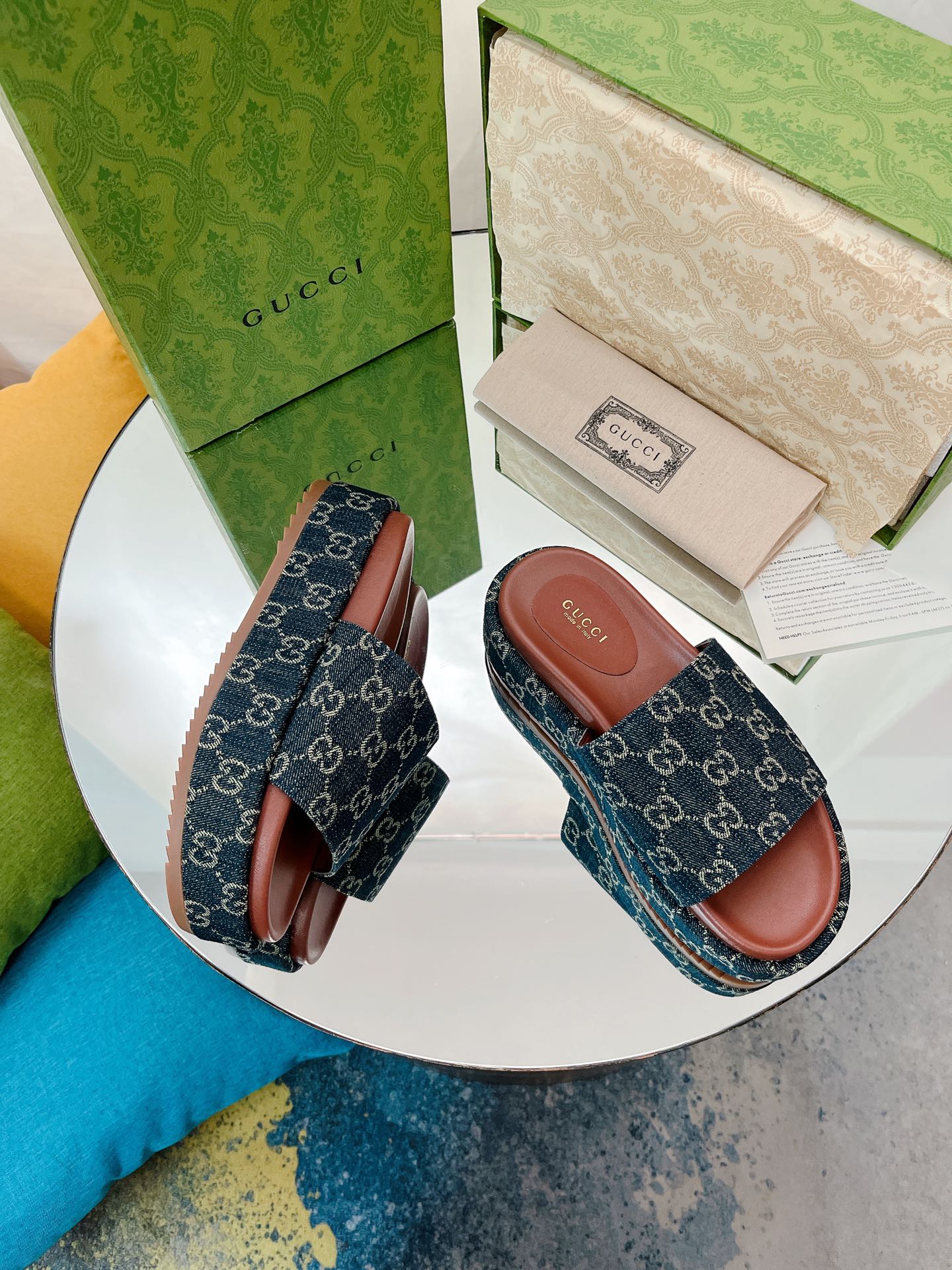 Gucci Thick-Soled Slippers