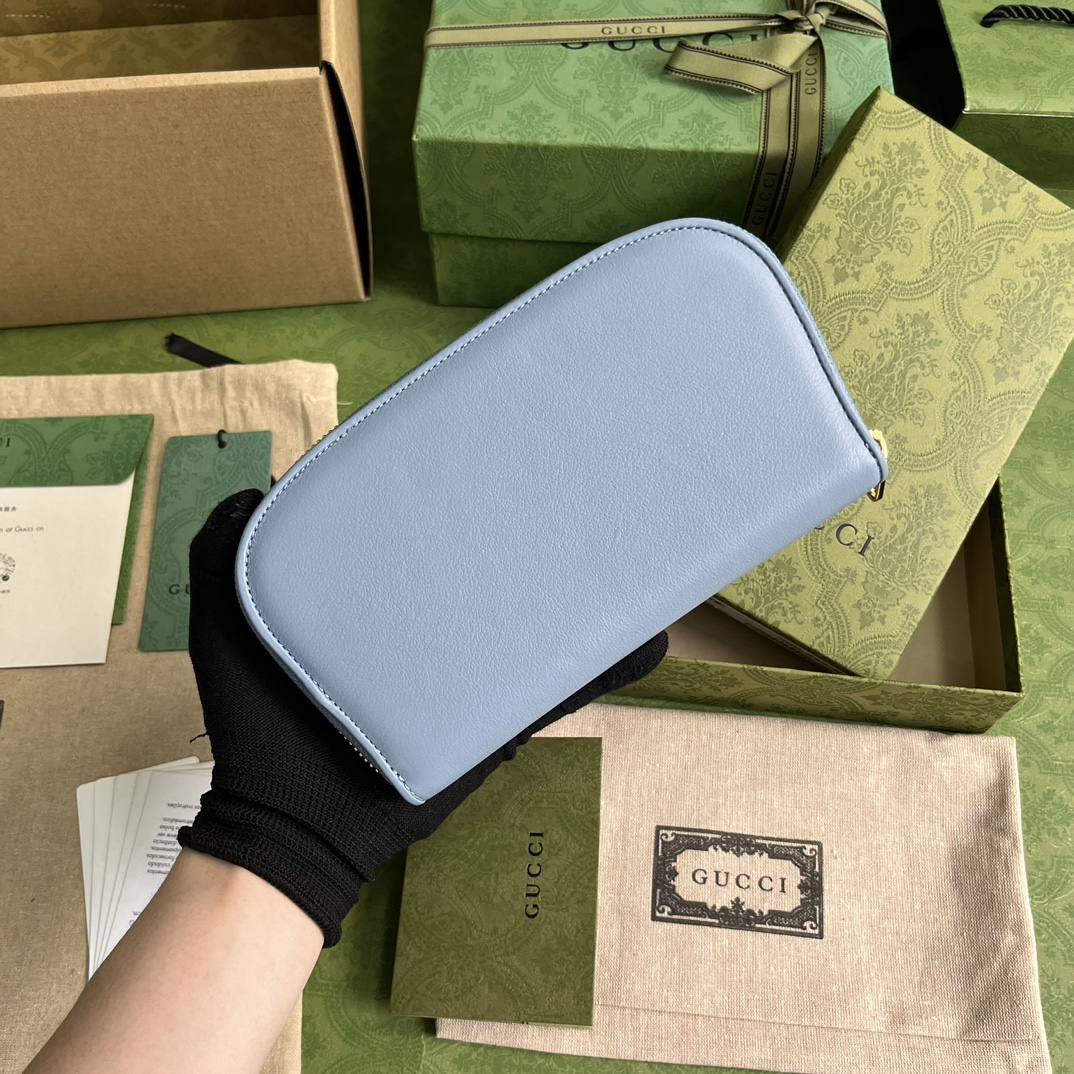 Gucci Classic Leather Clutch Bag