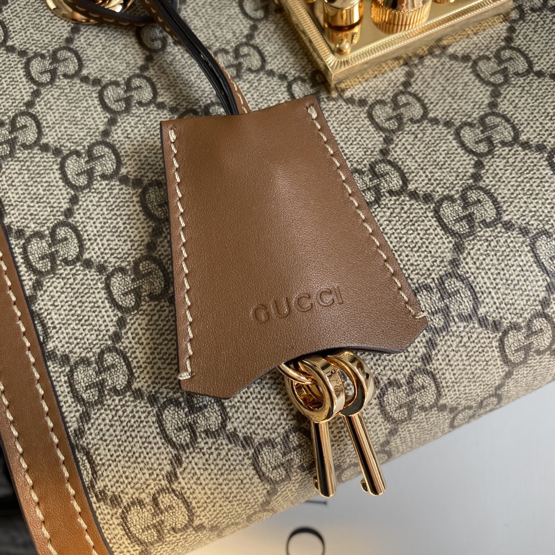 Gucci Classic Vintage-Inspired Leather Single-Shoulder Mini Tote