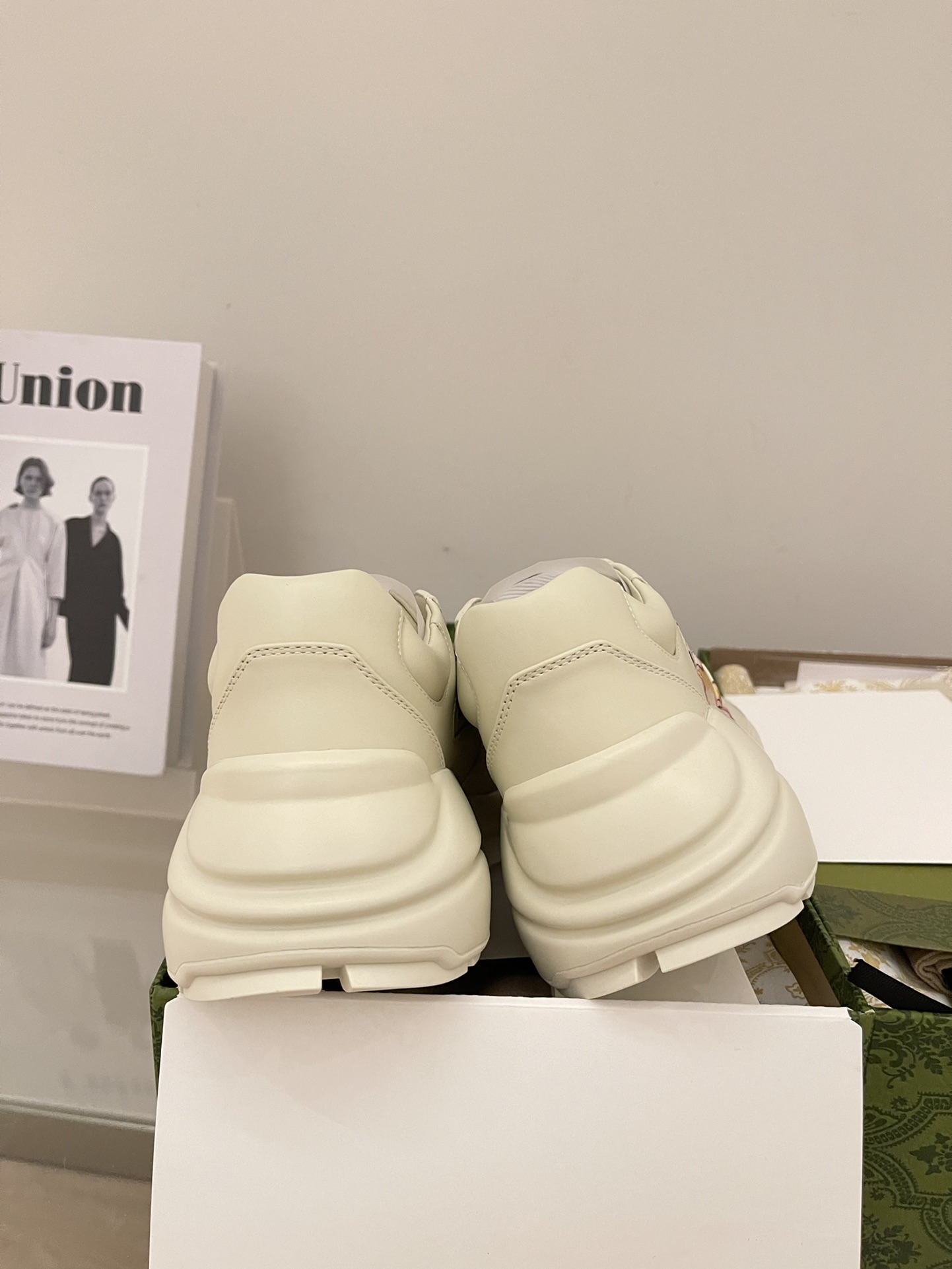 Gucci Leather Collaborative Chunky Sneakers