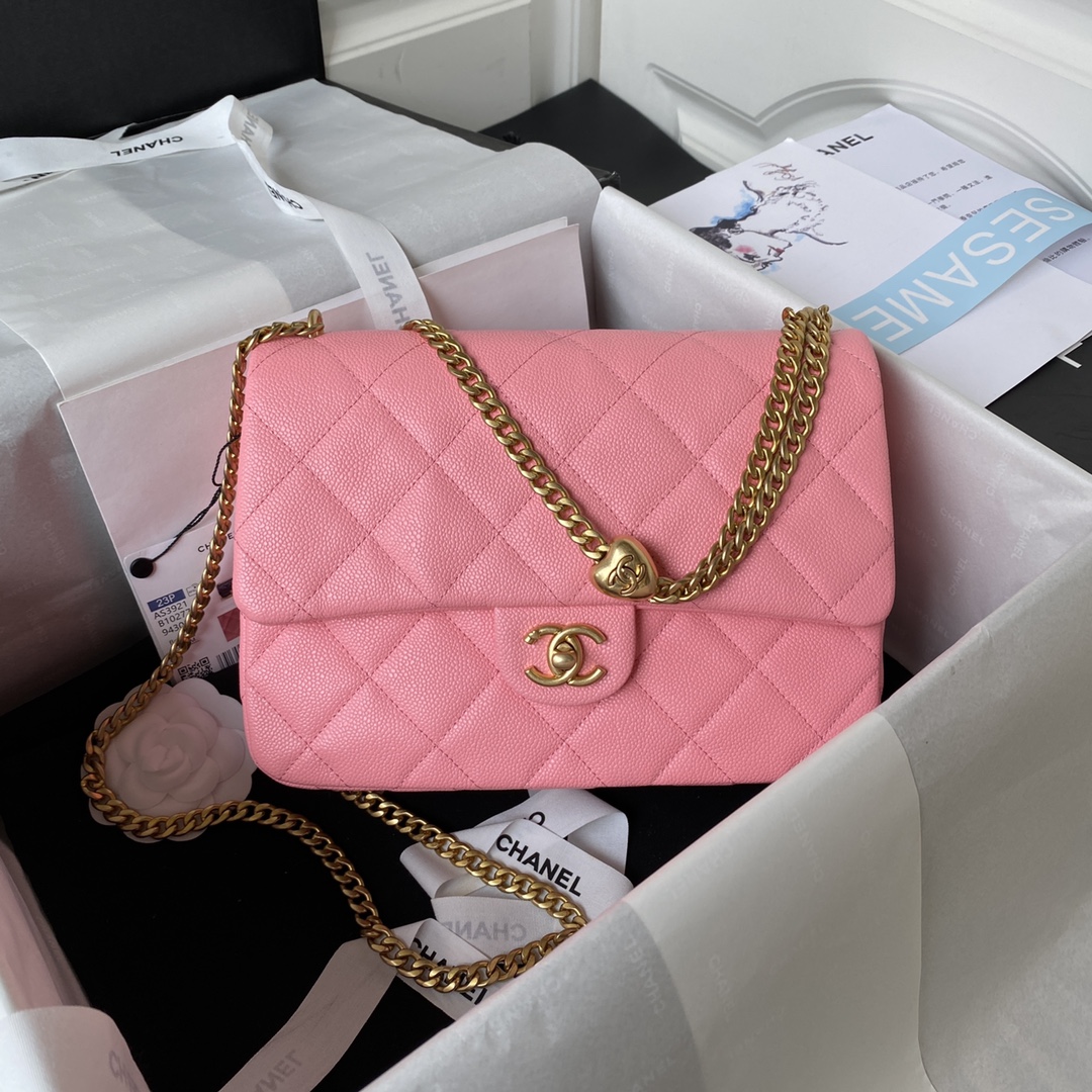 Chanel Unique Style Caviar Leather Crossbody Bag