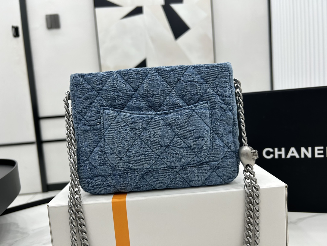 Chanel Denim Chain Bag